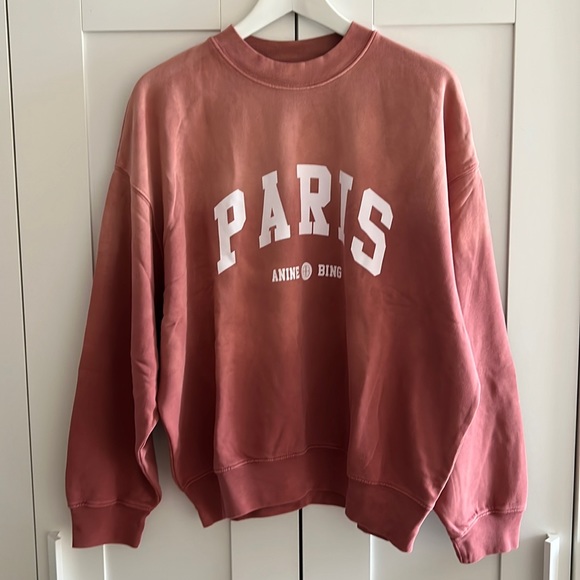 Anine Bing Jaci Sweatshirt University Paris - Picture 5 of 12